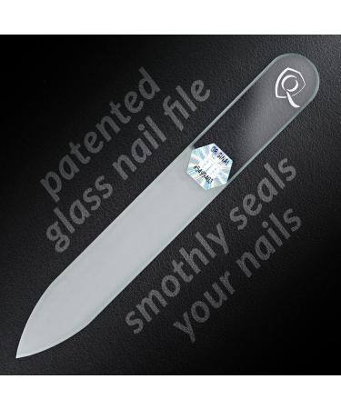 Marqus Manicure Set - 7 Parts Made in Germany | Patented Glass Files | Leather Etui for Hand & Foot Care - Best Grooming Kit for Ladies & Gentlemen - Buy Online on GoSupps.com