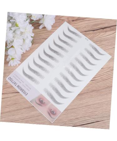 Didiseaon 6 Pcs 3d Eyebrow Stickers Hair Accessories Eyebrow Transfer Stickers Tool Eyebrow Trimming 6d ze008x3pcs Blackx3pcs - Buy Online on GoSupps.com