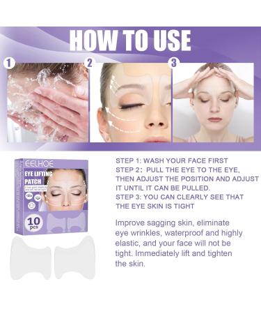 Eye Lift Tape - 2 Box Set | Stretchable Invisible Face Lift Tape for Chin & Cheek Slimming | Anti-Aging Adhesive Stickers - Buy Online on GoSupps.com