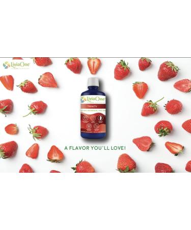 LiviaOne Active Liquid Minerals Trinity - Cal/Mag/Zinc - Strawberry Flavored 32oz - Buy Online on GoSupps.com
