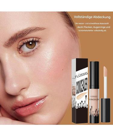  Qfdiwr Face Concealer Face Makeup Concealer Moisturizing Concealer Long Lasting Liquid Foundation Complexion Booster for Dark Circles - Buy Online on GoSupps.com