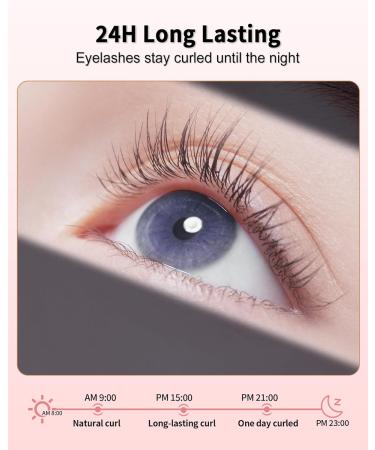 Buy Heated Eyelash Curlers | Mini Electric Eye Lash Curler with LED Display 3 Temp Settings & USB Rechargeable | Long-Lasting Curls for Women - International Shipping Available - Buy Online on GoSupps.com