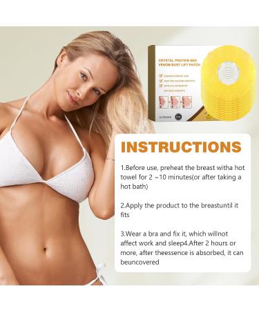 Pack of 10 Breast Enlargement Plasters - Royal Jelly - 10 Free Anti-Exposure Stickers - Buy Online on GoSupps.com