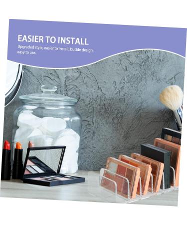 Mikinona Storage Rack Acrylic Drawer Organizer Clear Eye Shadow Holder Pressed Powder Organizer Grid Desk - Buy Online on GoSupps.com