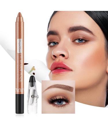 Premium Pearl Gloss Blid Shadow Pen - Shimmer Glitter Eyeliner & Lid Shadow | Waterproof Long-Lasting Makeup Tool #04 - Buy Online on GoSupps.com