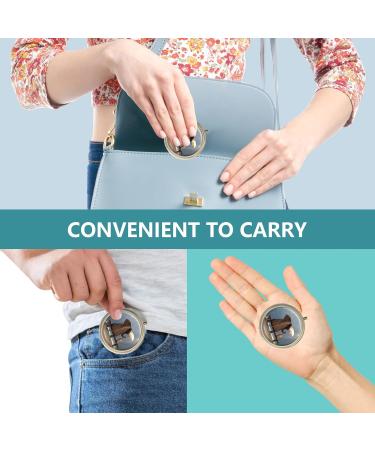 Shop Y-7-CUTE ELEPHANT Retro Pill Box with Mirror - 3 Compartments for Vitamins Fish Oil & Supplements - Small Bronze Round Container - Buy Online on GoSupps.com