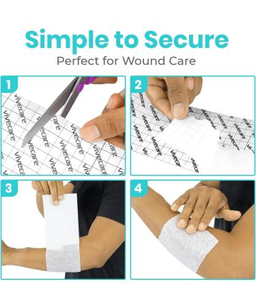 Vive Soft Cloth Surgical Tape 2 x 10 Yds (3 Rolls) - Hypoallergenic First Aid Kit Supplies for Wound Dressing - Latex-Free Medical Fabric Adhesive - Buy Online on GoSupps.com