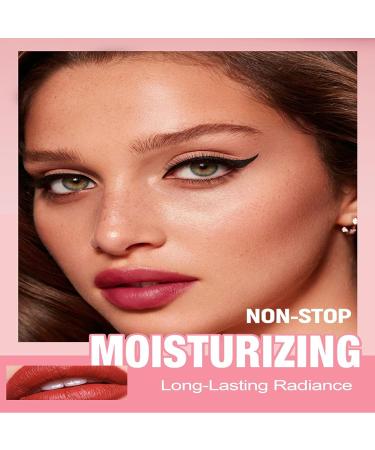 Lot de 6 rouges l vres mats cr meux - Application douce - Peau sensible - Formule s re et douce - Buy Online on GoSupps.com