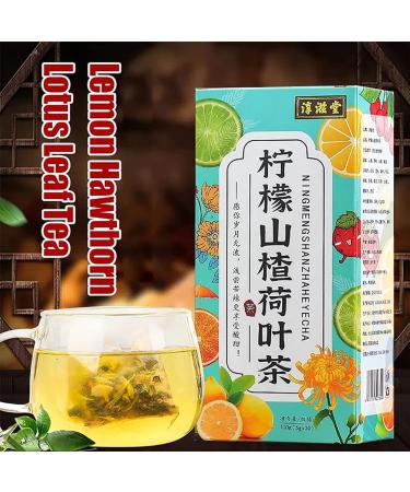 Lemon Hawthorn Lotus Leaf Tea 16 Flavors Non-Winter Melon Lotus Leaf Tea Ning Meng Shan Zha He Ye Cha Lotus Leaf Tea Everyday Nourishing Liver Tea Chinese Health Tea (2BOX) - Buy Online on GoSupps.com
