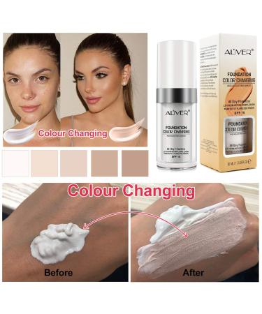 Color Changing Warm Skin Tone Foundation - Moisturizing & Waterproof (3PC) - Buy Online on GoSupps.com