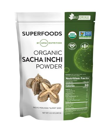 MRM Raw Organic Sacha Inchi Powder 8.5 oz (240 g)
