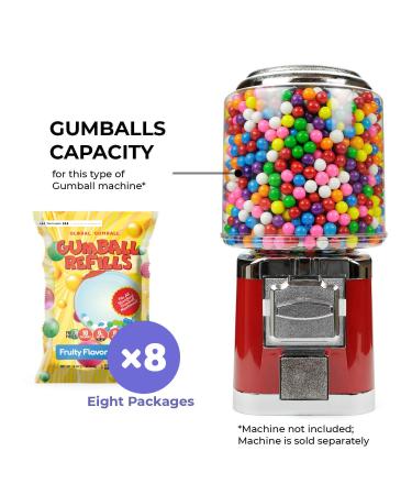 Gumball Machine Refill Bubble Gum 1lb - Premium Gumballs for Candy Dispenser - Buy Online on GoSupps.com