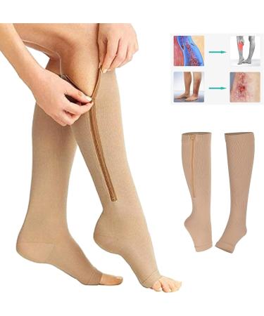 01 Compression Socks - Fast-Drying Zipper Leg Support for Men & Women - Optimal Sports Performance - Shop Internationally - Buy Online on GoSupps.com