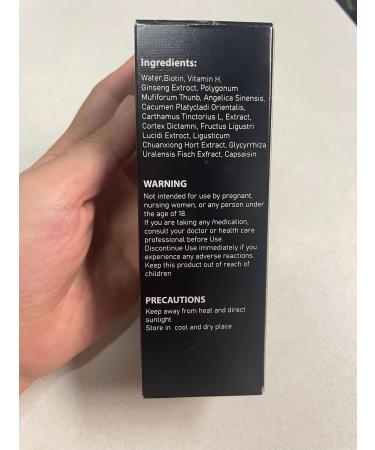 Bio 5% Hair Growth Oil | Biotin Hair Treatment for Men & Women | Stop Hair Loss & Thinning | Stronger Thicker Hair 60ml - Buy Online on GoSupps.com