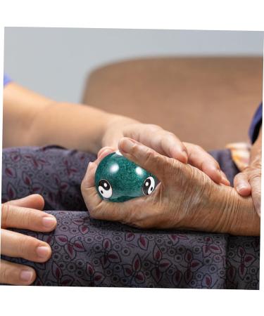 Buy Tovinanna 2-St Health Massage Handballs - Magnetic Baoding Balls Cloisonn Metal Roller Balls for Stress Relief & Wellness - Buy Online on GoSupps.com