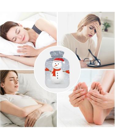 Mnsruu 2L Christmas Hot Water Bottle - Snowman Design | Perfect Gift for Women & Kids - Buy Online on GoSupps.com