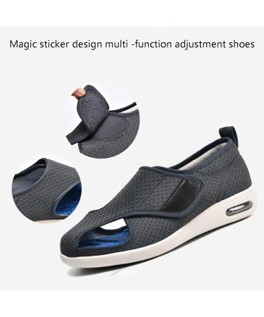 SDEQA Adjustable Diabetic Shoes for Elderly Men - Extra Wide, Comfortable, Lightweight - Buy Online on GoSupps.com