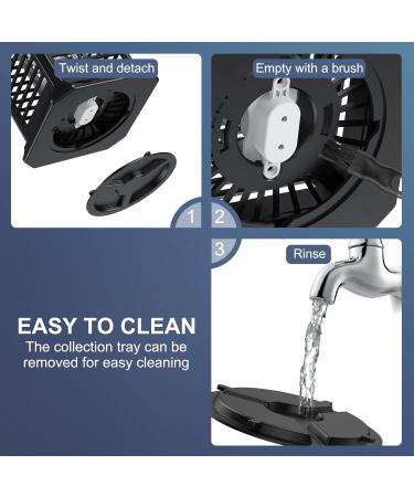 Electric Bug Zapper Indoor & Outdoor LUUGUYI 360 UV Mosquito Zappers Killer 4000V Electric Insect Fly Zapper Mosquito Trap No Odor & Chemicals Mosquito Lamp Bulb Black - Buy Online on GoSupps.com