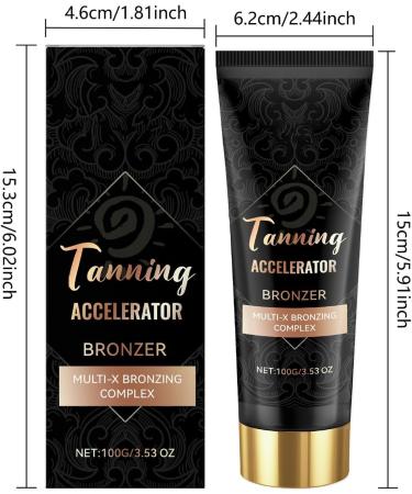  G n rique Tanning Accelerator Tanning Cream Tanner 5.91in Bronzer Lotion Moisturizing Formula Natural Bronzing Tan Enhancer for Indoor Beds Outdoor Sun Bathing Skin Care - Buy Online on GoSupps.com