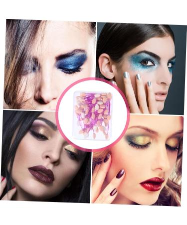 Beavorty Disposable Brushes 100pcs Cosmetic Eyeshadow Double-ended Eye with Dual Ended Shadow Double Container - Buy Online on GoSupps.com