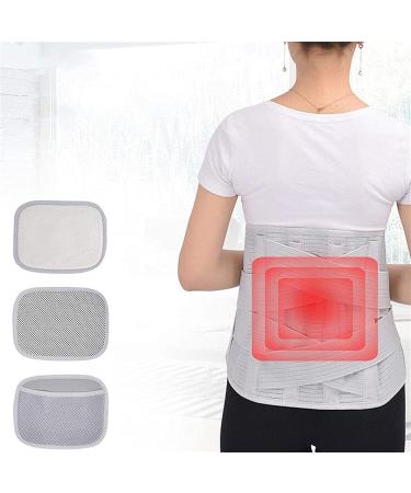 Adjustable Self-Warming Back Support Belt for Pain Relief | Breathable Lordosis Belt | Men & Women Good to XL - Buy Online on GoSupps.com