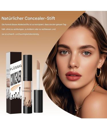  Veeteah Liquid Concealer Blemish Concealer Lightweight Moisturizing Concealer Eye Primer Lasting Liquid Foundation Foundation for Dark Circles - Buy Online on GoSupps.com