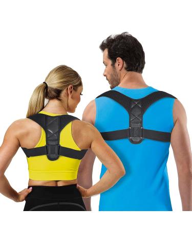 Posture Corrector for Men and Women Posture Brace Adjustable Upper Back Support Brace Straightener for Providing Pain from Neck Upper Back Shoulder Correction
