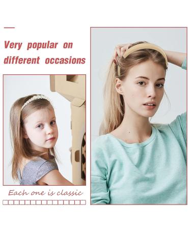 Vin Beauty 6Pcs Women's Headbands Set - Non-slip, Pearl and Flower Designs for Girls - Buy Online on GoSupps.com