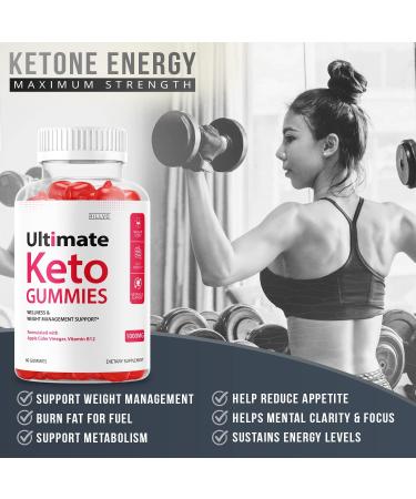 Ultimate Keto Gummies - Max Potency Advanced Formula (60 Gummies) - Buy Online on GoSupps.com