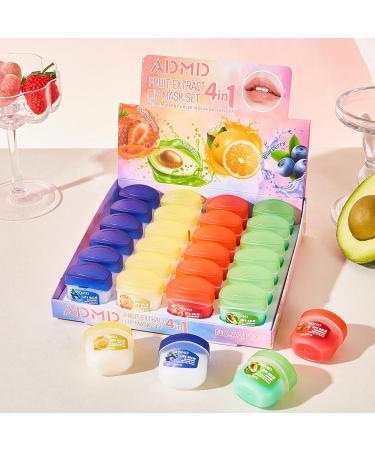 24-Pack Lip Balm Bulk Assorted Fruit Lip Care Products Set Hydrating Lip Mask Multi Pack Moisturizing for Dry Lips 1 Count (Pack of 24) - Buy Online on GoSupps.com