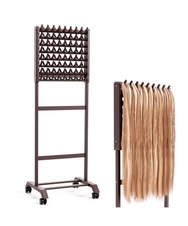 Portable Braiding Hair Rack 120 Pegs, 2-in-1 Standing Hair Holder Braid  Rack for Braiding Hair, Double Sided Hair Separator Stand for Stylists, Hair  Extension Holder with Hair Supplies 