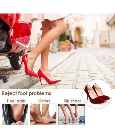 Sibba 8 Pairs Heel Grips & Cushion Pads for Loose Shoes - Foot Care Protector Inserts for Women & Men - Buy Online on GoSupps.com