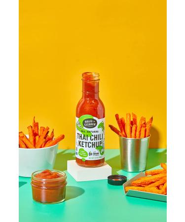 Spicy Keto Thai Chili Ketchup by Halo and Cleaver - No Sugar Added | Whole 30 Banana Ketchup - 13 oz (2 Pack) - Buy Online on GoSupps.com