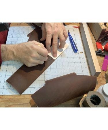 Full Grain Buffalo Leather Sheets for Crafts - 3 Pack (12x12) with Leather Cord (36) - Ideal for Jewelry, Wallets, Cricut, Leatherworking - Brown Squares - Buy Online on GoSupps.com