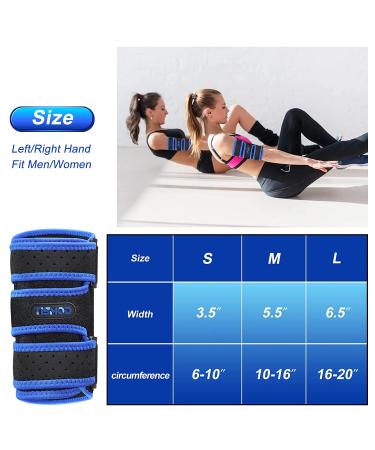 Compression Arm Brace for Bicep & Tricep Pain Relief, Size M - Ideal for Tendonitis, Muscle Strains, and Post-Exercise Recovery - Men & Women - Buy Online on GoSupps.com