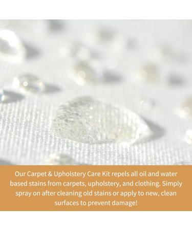 Furniture Clinic Fabric Care Kit- 500ml Cleaner & Protector, Microfibre Cloth, Cleaning Brush- Ideal for Clothing, Carpet, Upholstery- Works on All Fabric Types - Buy Online on GoSupps.com