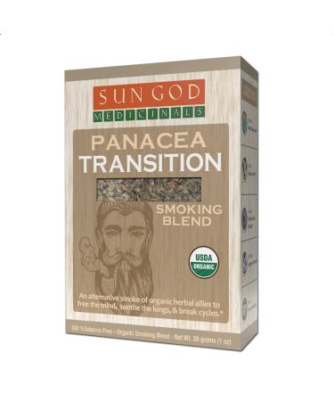Panacea Transition Natural Herbal| Smoking Blend for Relaxation & Enjoyment | Aromatic Mixture | 1 oz.