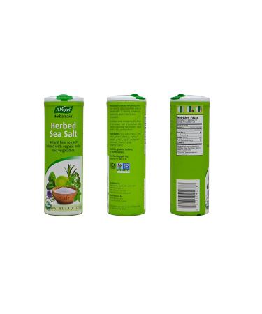 A.Vogel Herbamare Herbed Sea Salt - Organic, Non-GMO, Keto & Paleo-Friendly - 12 Herbs & Veggies - 4.4oz - Buy Online on GoSupps.com