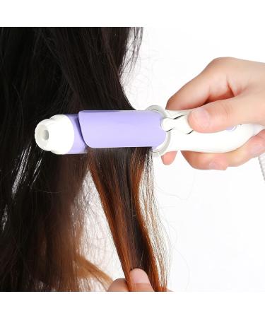 Mini Bang Curling Irons for Kids - Ceramic Tourmaline Curling Wand | EU Purple - Perfect Heat Hair Wave Curler - Buy Online on GoSupps.com