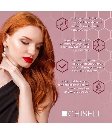 Chisell Original Jaw Exerciser - Jawline Shaper & Sculptor - Facial Exercise Cubes for Toned Face - Mouth Exerciser for Slim Jaw - Buy Online on GoSupps.com