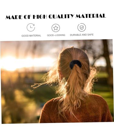 4 Pieces Hair Bow Autumn Winter Hair Ropes Hair Band Furry Ponytail Holder for Women Girl Scrunchies Hair Rope Lose Christmas - Buy Online on GoSupps.com