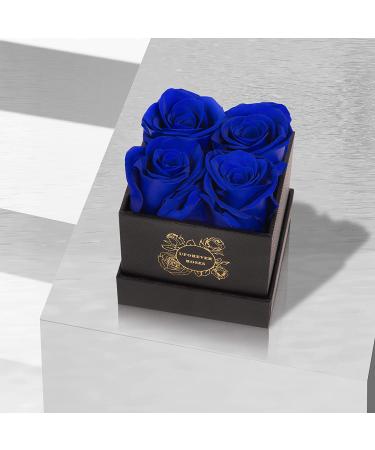 UFOREVER ROSES Preserved Roses in Box - Royal Blue, Lasts a Year - Perfect Gift for Her on Mother's Day, Valentine's Day, Christmas, Birthday, Anniversary - Buy Online on GoSupps.com