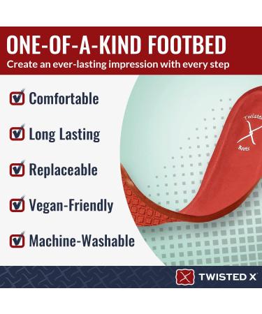 Twisted X Women's Blend Regular Round Toe Shoe Pad Orthotic Inserts - All Day Comfort & Support - Buy Online on GoSupps.com