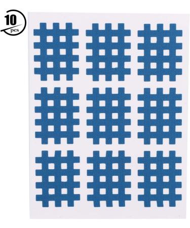 Buy Elastic Muscle Tape for Sports Injury Recovery - Kinesiology Strain Tape - Dark Blue - 1 Piece & 9 Stickers - Buy Online on GoSupps.com