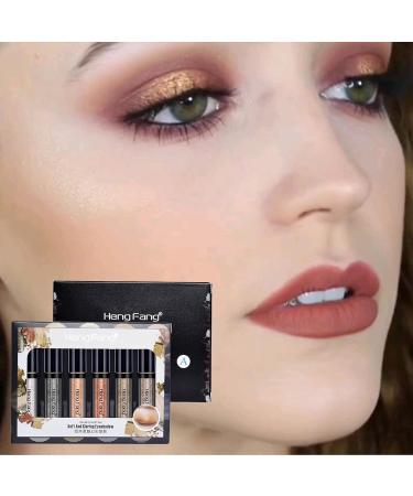 Eyeshadow - 6 Colors Liquid Eyeshadow Set | Waterproof Sparkly Eye for Women Girls Colorful Eyeliner Makeup Tool A:1-6# - Buy Online on GoSupps.com