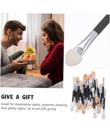 Angoily 24pcs Eye Shadow Smudge Eye Brush Eye Makeup Brushes Eyeshadow Brush Kit Disposable Miss Stick - Buy Online on GoSupps.com