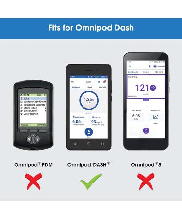 Silicone Case for Omnipod Dash PDM - Lightweight Shockproof Cover in Black - Buy Online on GoSupps.com