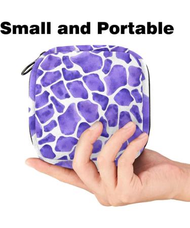 MUOOUM Women's Bond Storage Pocket - Black Whirlpool Stripe SWIRL Menstrual Cup & Bandage Pad Organizer for Teens | Portable Feminine Care Bag - Buy Online on GoSupps.com