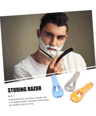 Buy Wofashpuret 3-Piece Razor Storage Box | Travel Case & Safety Holder for Manual Shaving | Clip-On Razor Covers & Carrier Bag - Buy Online on GoSupps.com