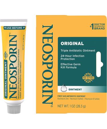 Neosporin Original First Aid Antibiotic Ointment - Wound Care Infection Protection & Scar Minimizer 1 oz for Minor Cuts Scrapes & Burns - Buy Online on GoSupps.com